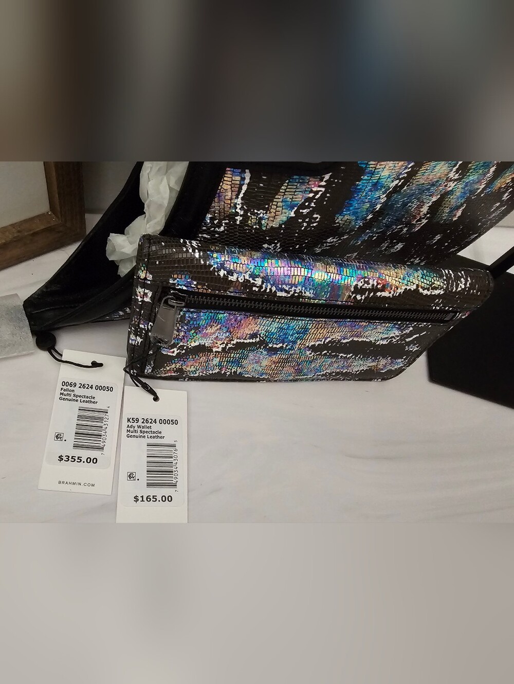 **Brahmin Fallon + Ady Wallet Multi Spectacle NWT Set** - Picture 10 of 10